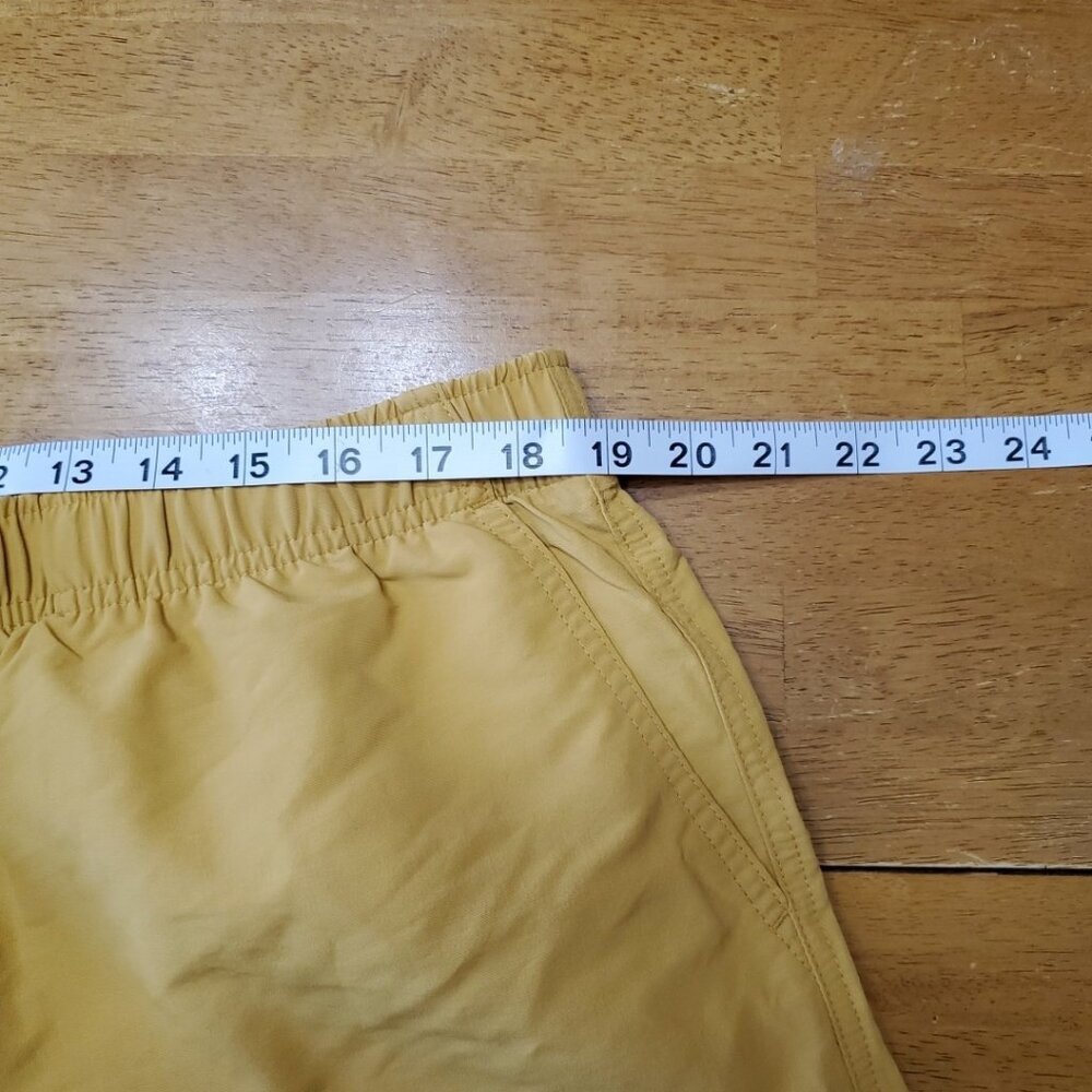 LL Bean Swim Shorts Mens XL Yellow Mesh Lined Supplex Trunks Board Shorts 503782 - Picture 3 of 11